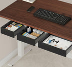 SVNNELP Under Desk Table Drawer Storage Organizer,3 Pack Large & Medium & Small