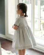 Baby Girls Short Sleeve Smocking Clothing Toddler Summer Floral Smocked Dress