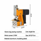 JKSVTF Sealing Machine Bag Closer Bag Stitching Machine Industrial Sewing