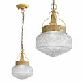 KCO Lighting Antique Gold Pendant Lights Kitchen Island Vintage Brass Pendant