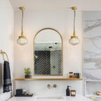 KCO Lighting Antique Gold Pendant Lights Kitchen Island Vintage Brass Pendant
