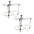 NEWMAIX Boat Fender Holder,2PC 316 Stainless Steel Marine Folding Double Fender