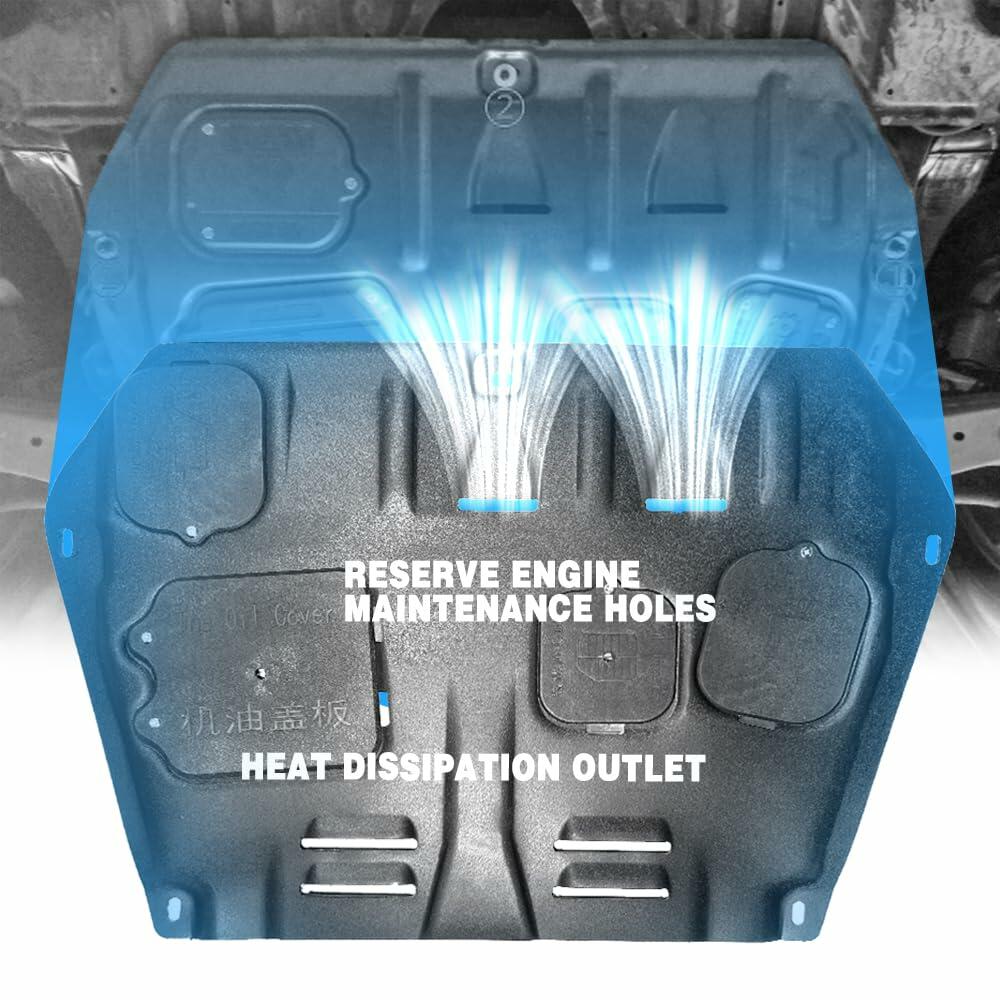 HuoSheng auto parts 1PCS Front Engine Splash Shield Fit for Toyota Camry