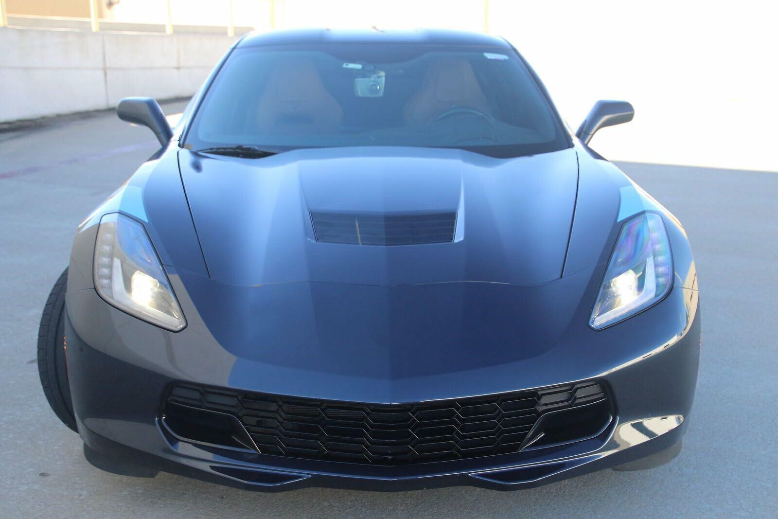 Chevrolet Corvette C7 Front Lower Bumper Grille Z06 Style Gloss Black 2014-2019
