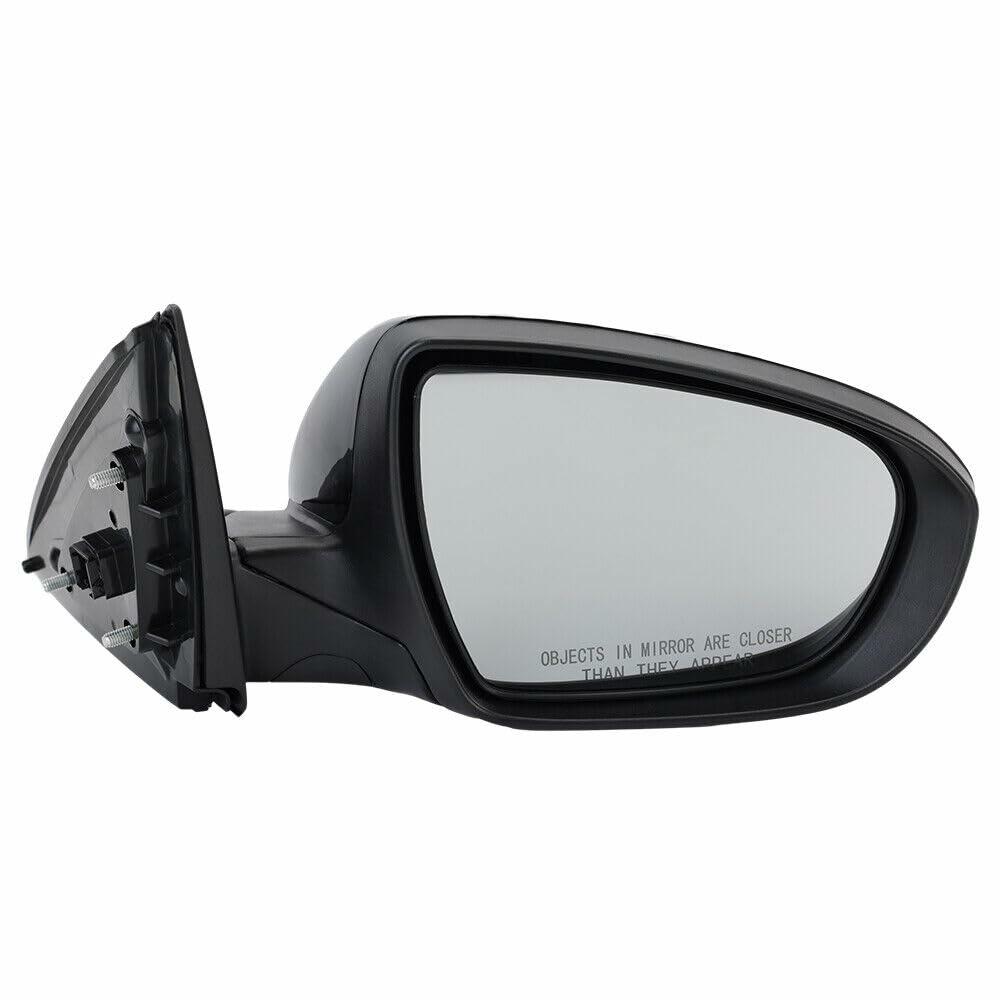 Right Black Side Door Rearview Mirror Assembly Compatible With Kia Optima 2011