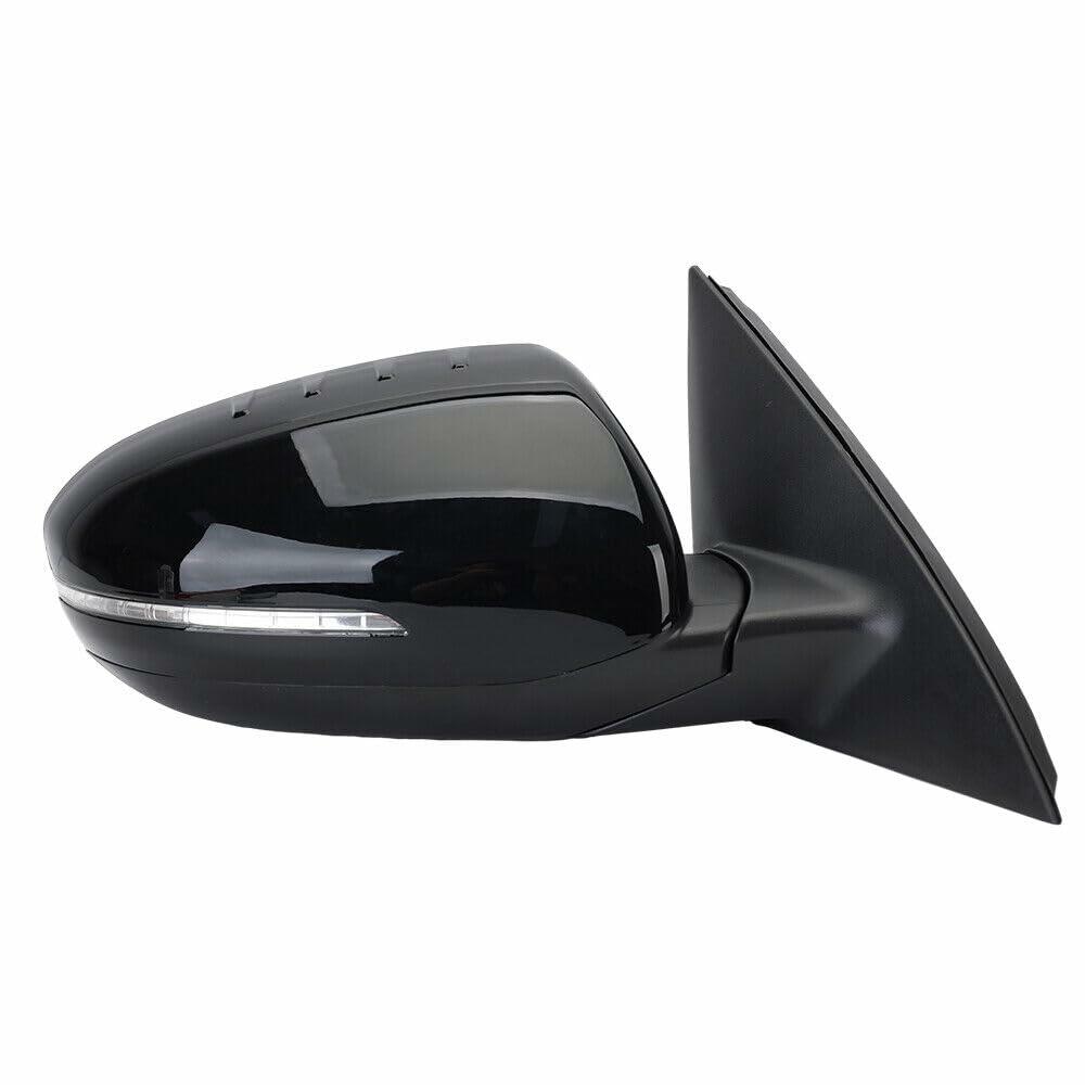 Right Black Side Door Rearview Mirror Assembly Compatible With Kia Optima 2011