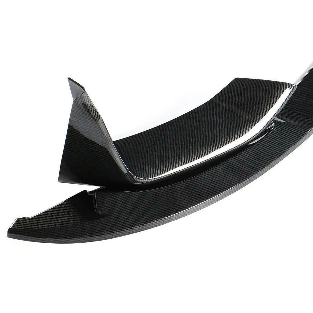 For BMW F80 M3 F82 F83 M4 15-20 MP Style Carbon Fiber Front Bumper Lip Splitter