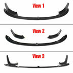 For BMW F80 M3 F82 F83 M4 15-20 MP Style Carbon Fiber Front Bumper Lip Splitter
