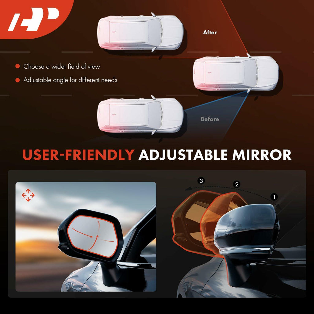 A-Premium Driver Side Power Door Mirror - Compatible with Hyundai Tucson/Santa