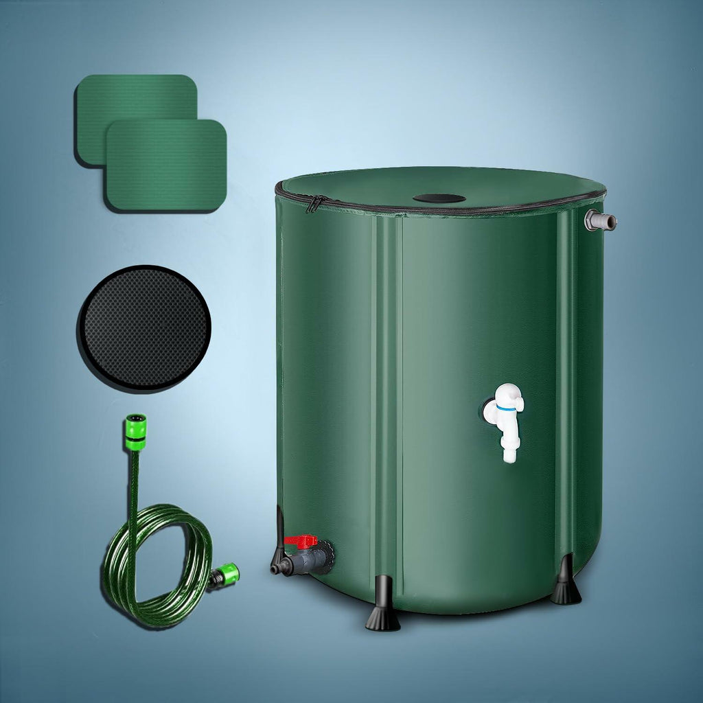 200 Gallon Collapsible Rain Barrel, Foldable Outdoor Water Tank with Faucet, for