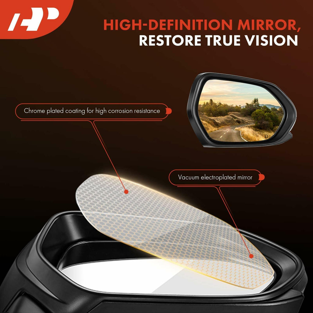 A-Premium Driver Side Power Door Mirror - Compatible with Hyundai Tucson/Santa