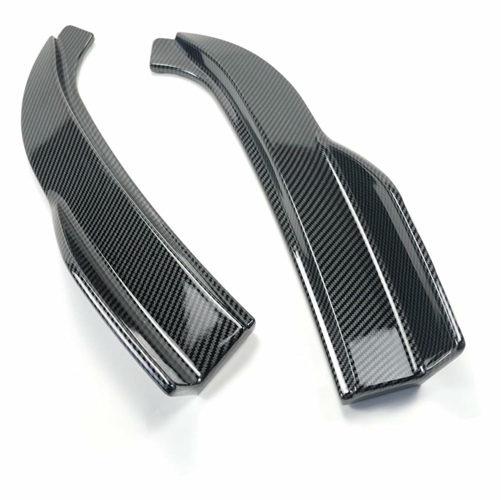 For Jeep for Grand for Cherokee SRT 2012-2021 Rear Bumper Side for Corner Splitters Aprons 2PCS Set(Carbon Fiber Print)