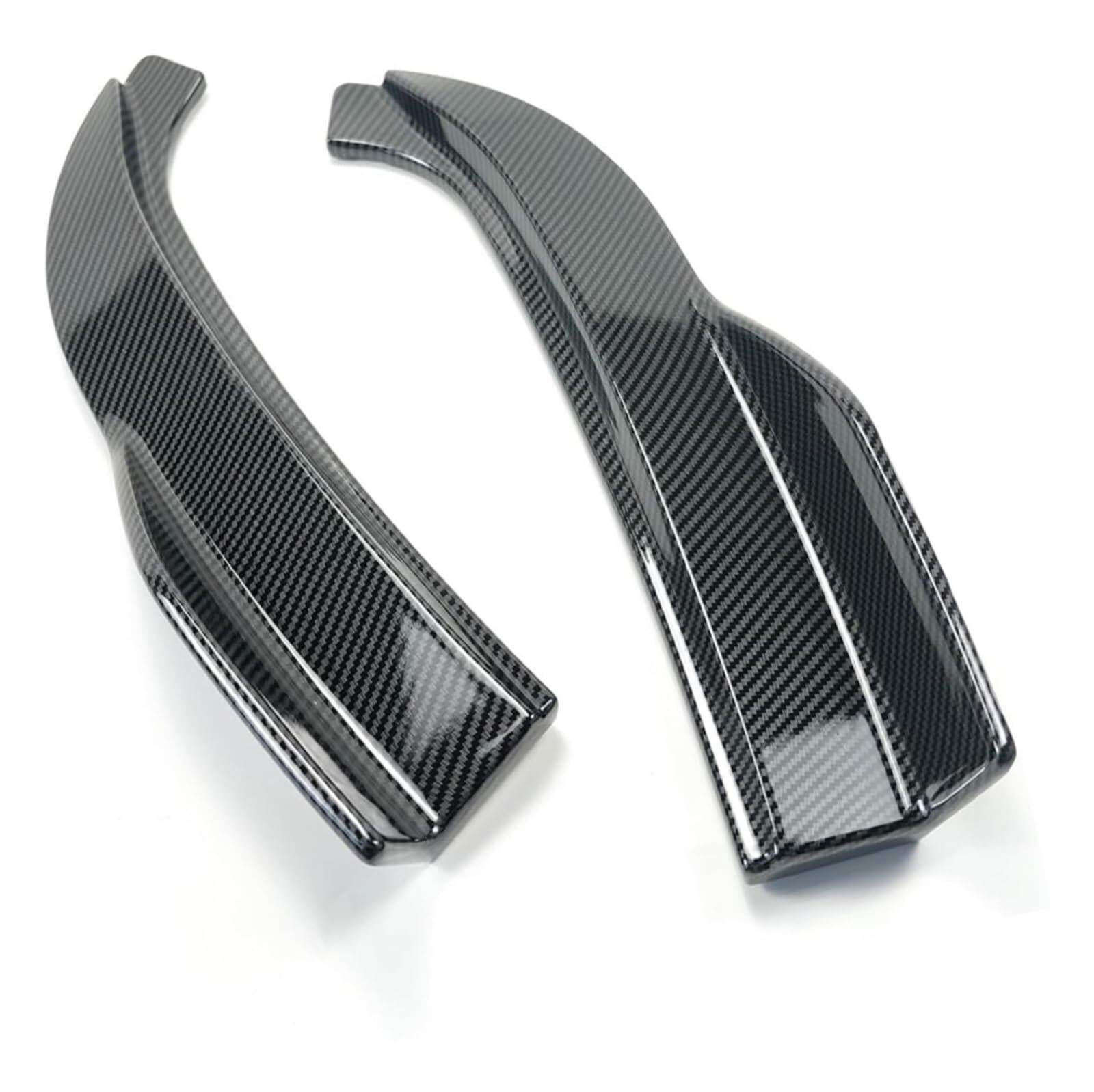 For Jeep for Grand for Cherokee SRT 2012-2021 Rear Bumper Side for Corner Splitters Aprons 2PCS Set(Carbon Fiber Print)