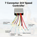 Razor MX350 E200 E300 24V Control Module Speed Controller Switch Charger Port