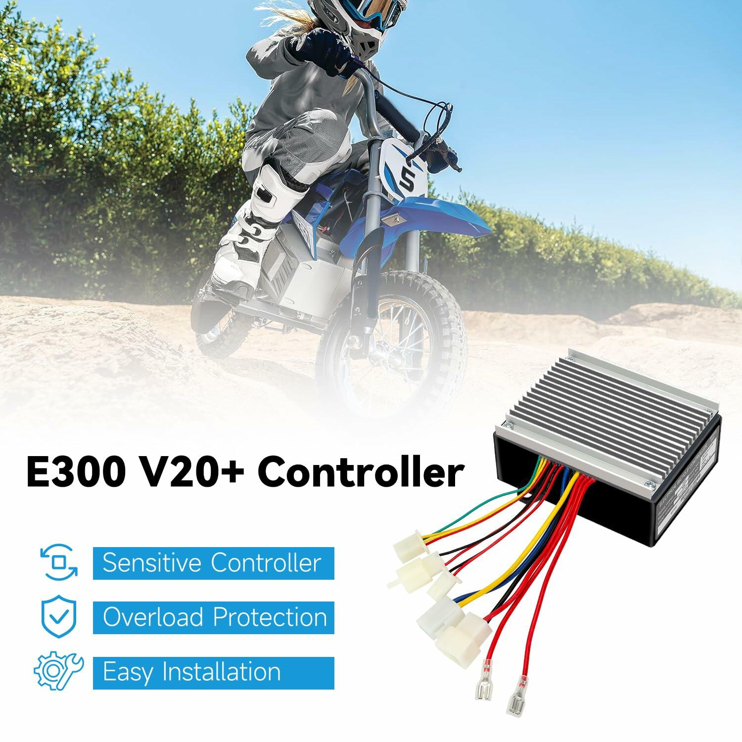 Razor MX350 E200 E300 24V Control Module Speed Controller Switch Charger Port