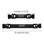 INJORA Steel Drive Shaft 2Pcs Center Drive Shaft for Axial SCX24 C10 JLU Bronco