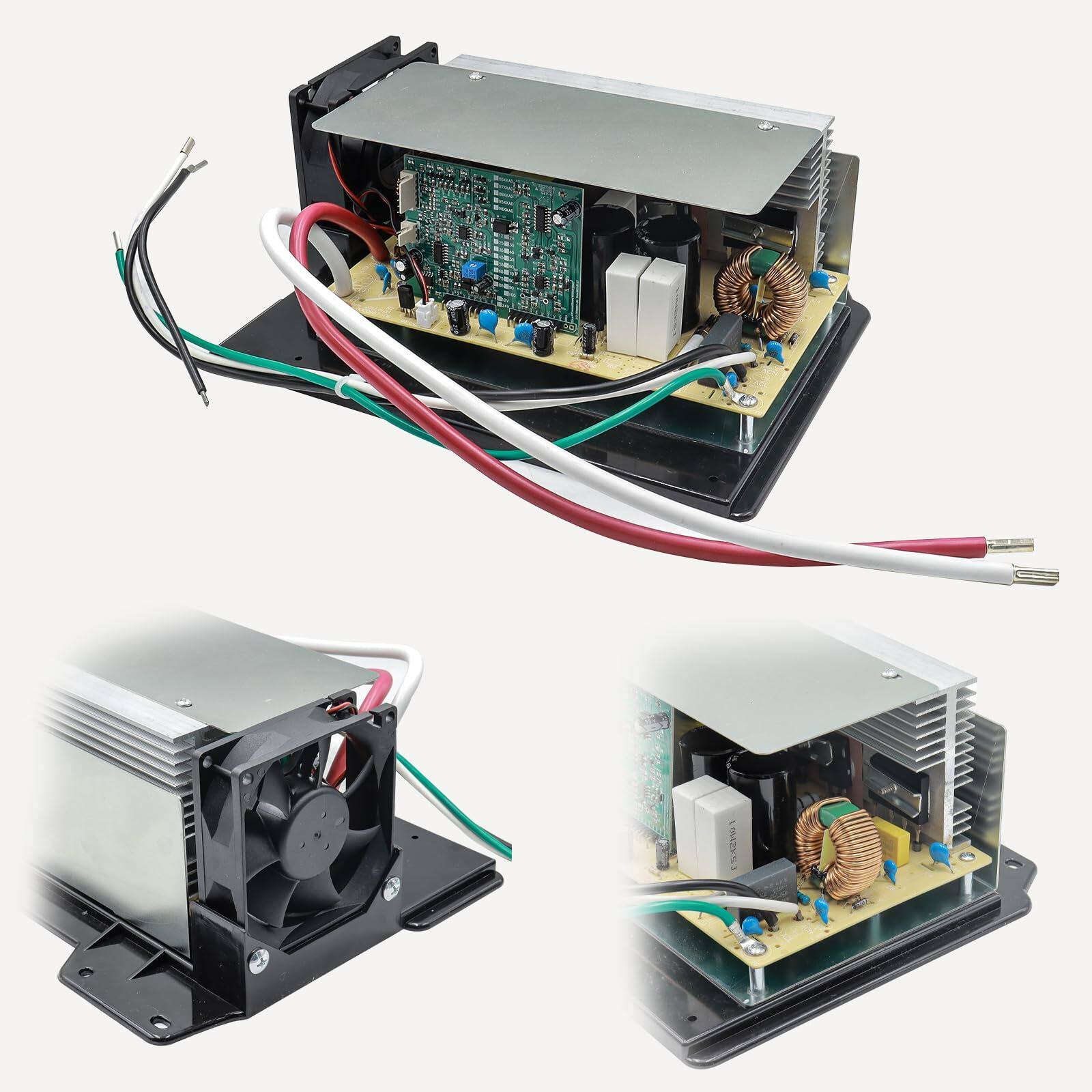 WF-8955-MBA 55 Amp Power Converter for RV - 3 Stage Smart Charger for Lead-Acid
