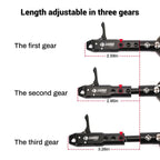 LWANO Archery Compound Bow Release Aids Trigger with Foldback Design (Black)