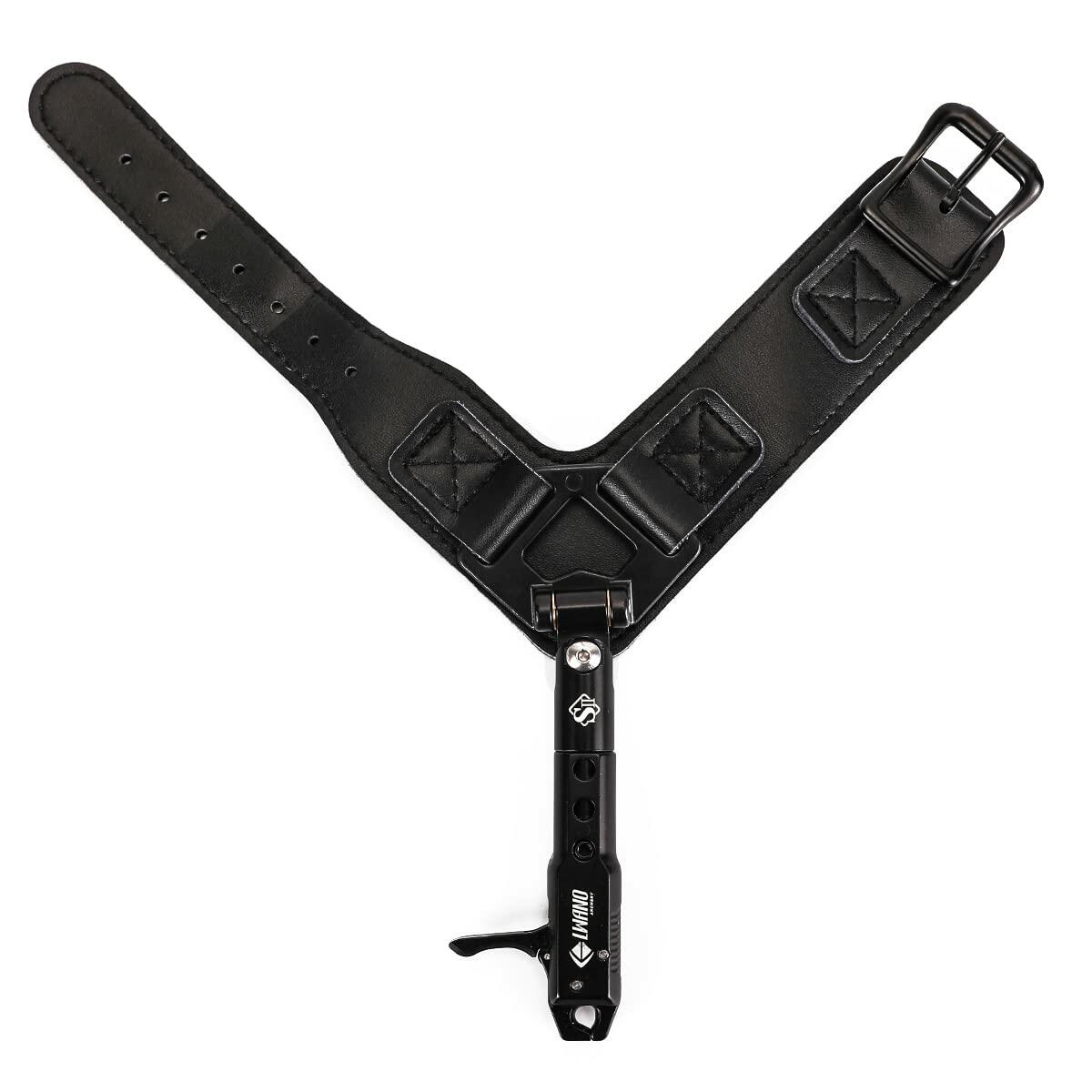 LWANO Archery Compound Bow Release Aids Trigger with Foldback Design (Black)
