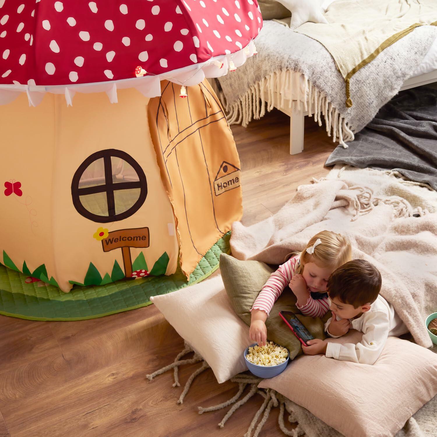 Enchanted Mushroom Play Tent - A World of Adventure for Kids 3+ - The Ultimate