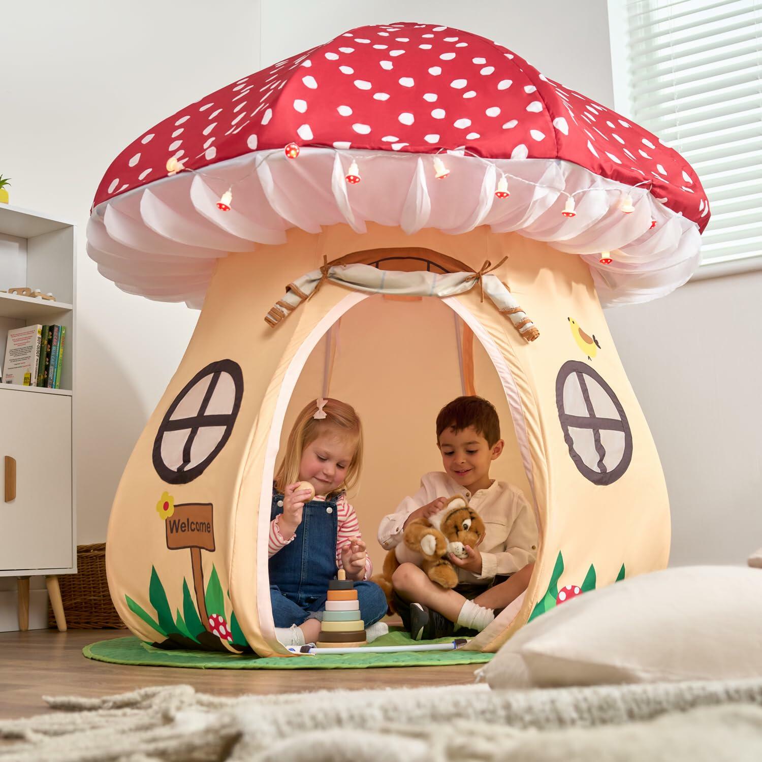 Enchanted Mushroom Play Tent - A World of Adventure for Kids 3+ - The Ultimate