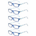 Kerecsen Reading Glasses 5 Pairs Fashion Ladies Readers Spring Hinge with