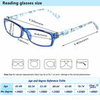 Kerecsen Reading Glasses 5 Pairs Fashion Ladies Readers Spring Hinge with