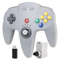 Wireless N64 Switch Online Controller, 2.4 GHz USB & N64 Receiver, Compatible