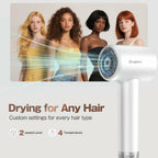 Labiim Hair Dryer, High-Speed Ionic Low Noise Blow Dryer with Brushless Motor
