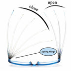 Kerecsen Reading Glasses 5 Pairs Fashion Ladies Readers Spring Hinge with