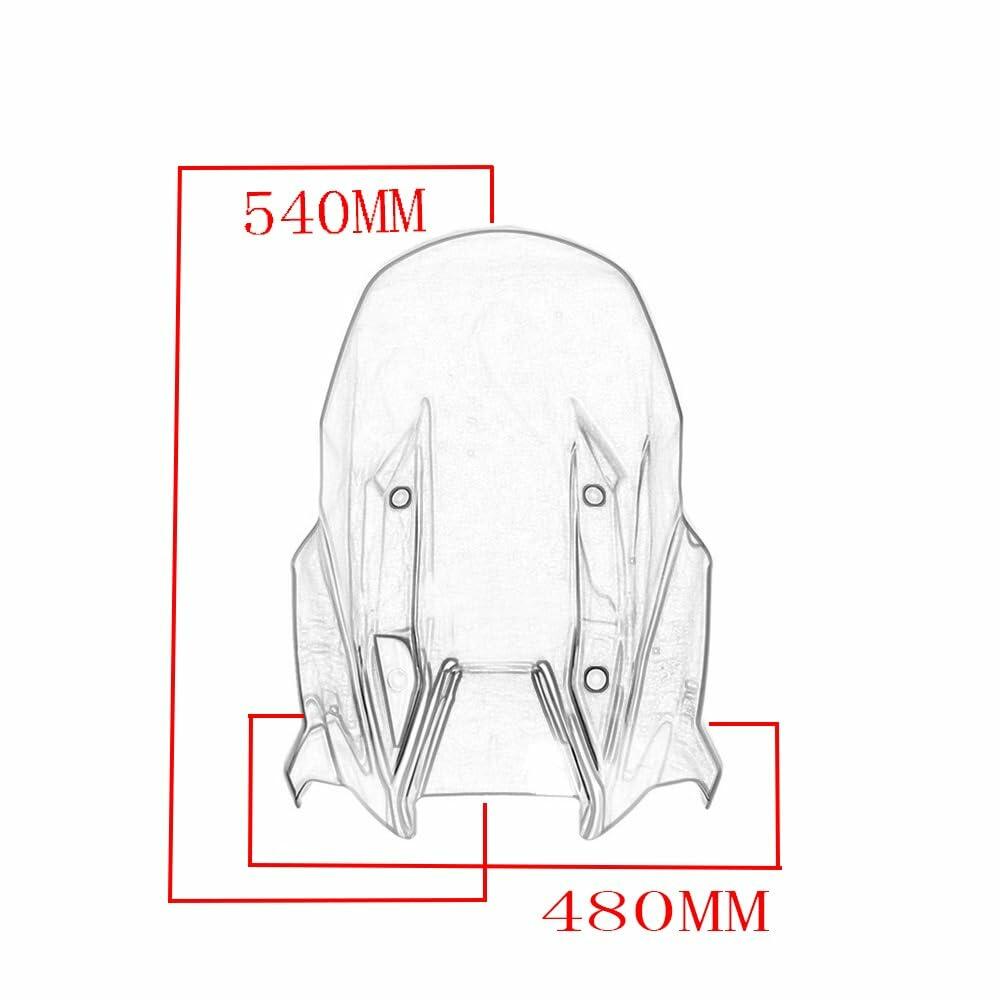 Motorcycle Wind Deflector Windshield Raise Aprilia Tuareg 660 2022-2023