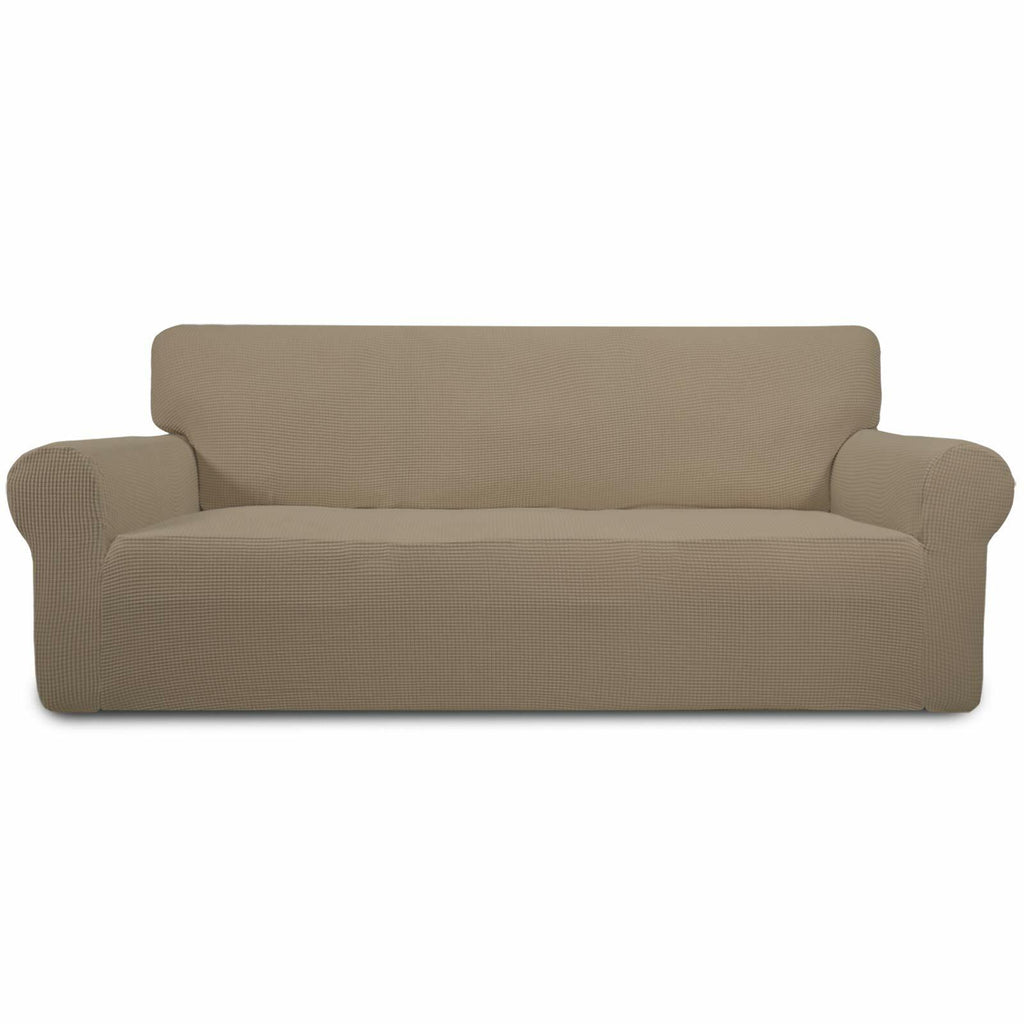 Stretch Sofa Slipcover 1 Piece Couch Cover Protector Jacquard Small Check