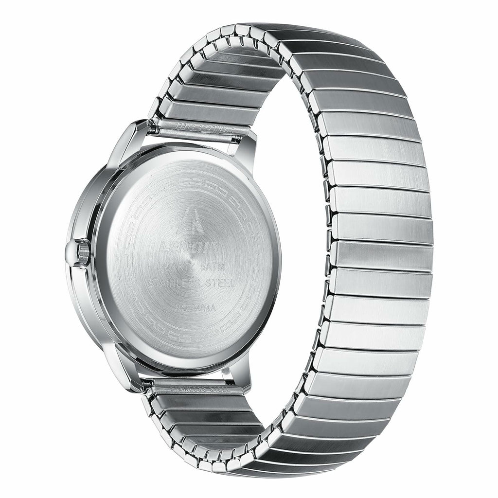 Mens Analog Quartz Sport Watch Waterproof Date 38mm Stainless Steel Easy Read