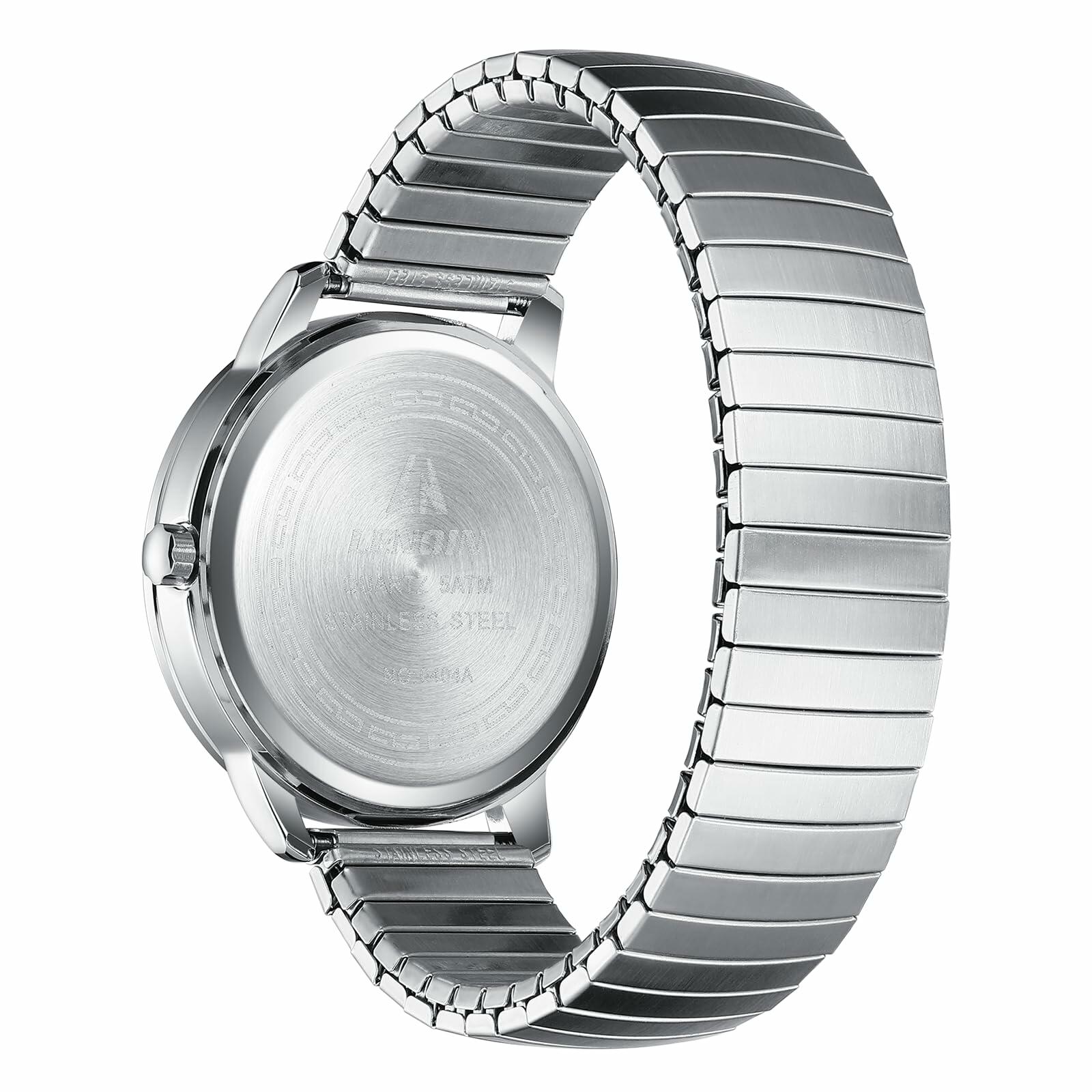 Mens Analog Quartz Sport Watch Waterproof Date 38mm Stainless Steel Easy Read