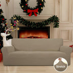 Stretch Sofa Slipcover 1 Piece Couch Cover Protector Jacquard Small Check