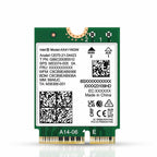 WiFi 6E Adapter for Intel AX411 | Tri-Band Wireless | Up to 3.0 Gbps | CNVio2