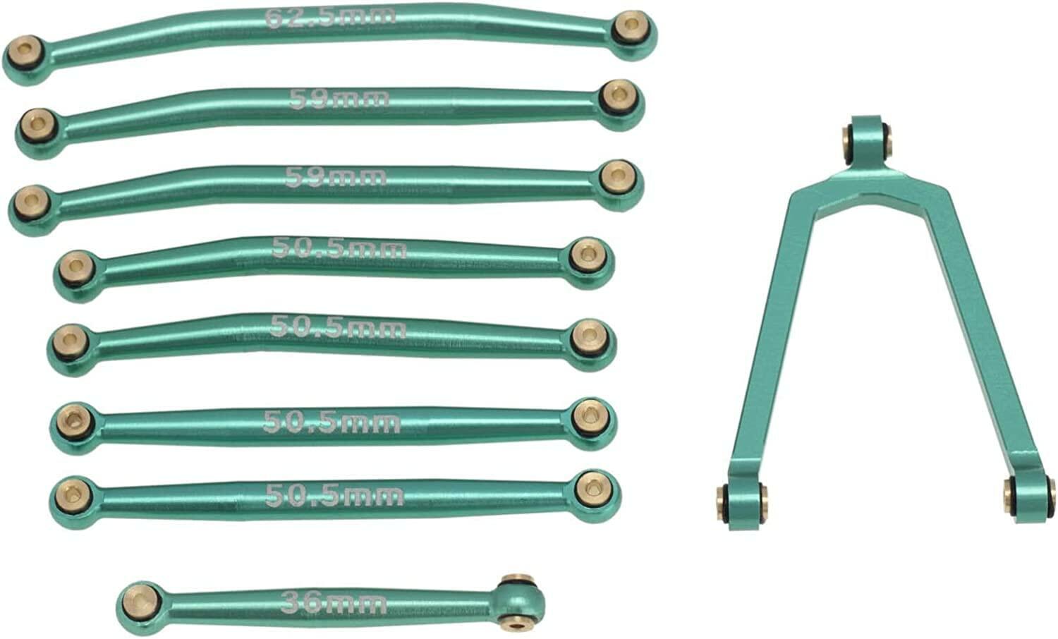GORHLady Aluminum Alloy Suspension Links RC High Clearance Chassis Links Set