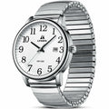 Mens Analog Quartz Sport Watch Waterproof Date 38mm Stainless Steel Easy Read