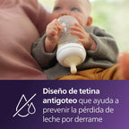 Philips Avent Natural Baby Bottle 9oz 4 Pack Medium Flow 3 Natural Response Blue