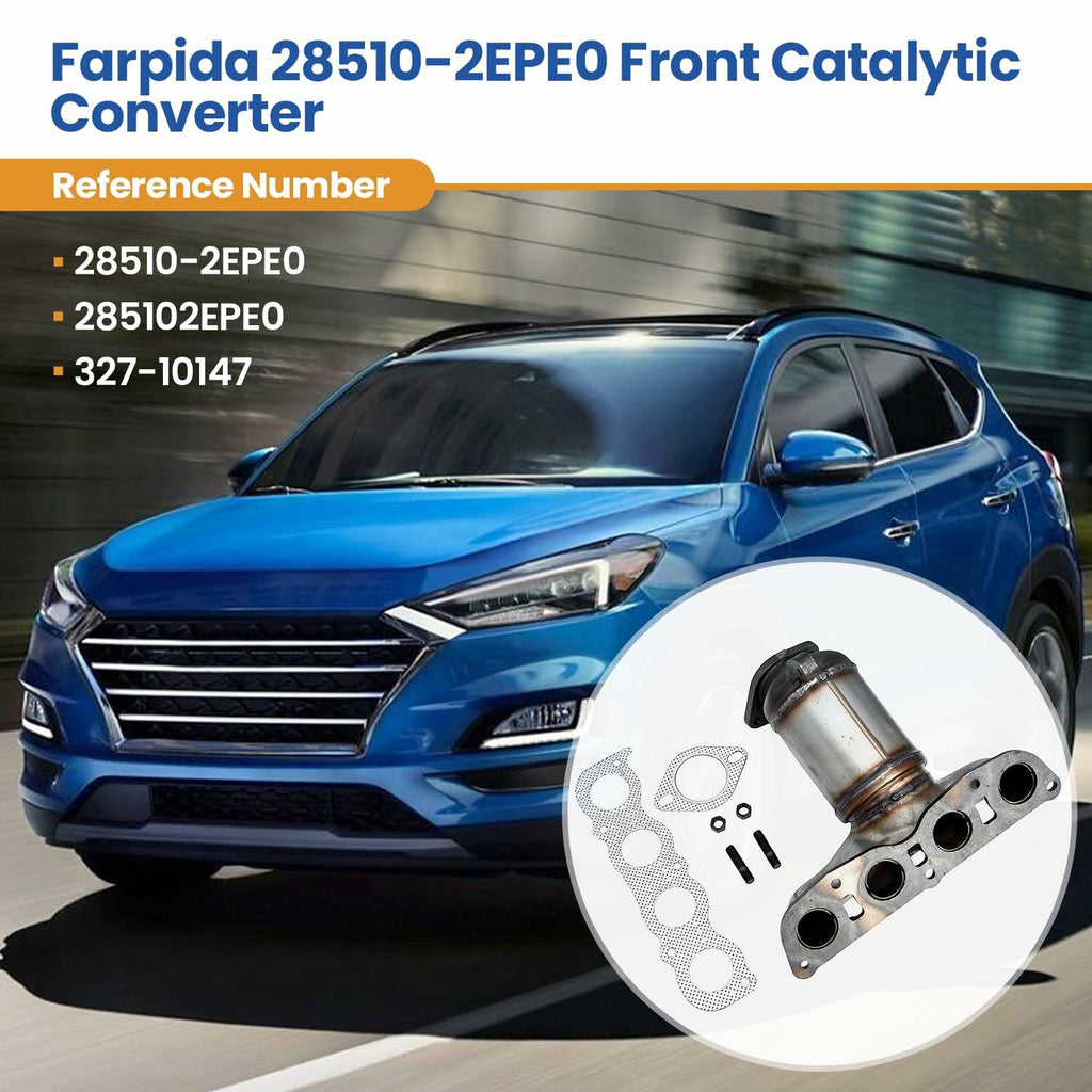 Farpida Catalytic Converter Fits Hyundai Tucson 2.0L AWD 2019-2021 28510-2EPE0