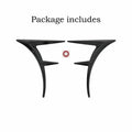 MUNALP A Pair Front Fender Side Air Flow Fender Vent Cover Trim ABS for Lexus