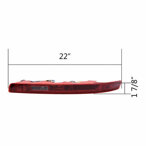 Anzios Right Rear Bumper Tail Light Reflector Lamp Fits Audi Q7 2007-2015