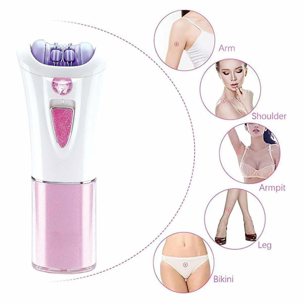Face Hair Remover, New 2026 Model - Gentle, Pain-Free, Battery Operated - Pink,
