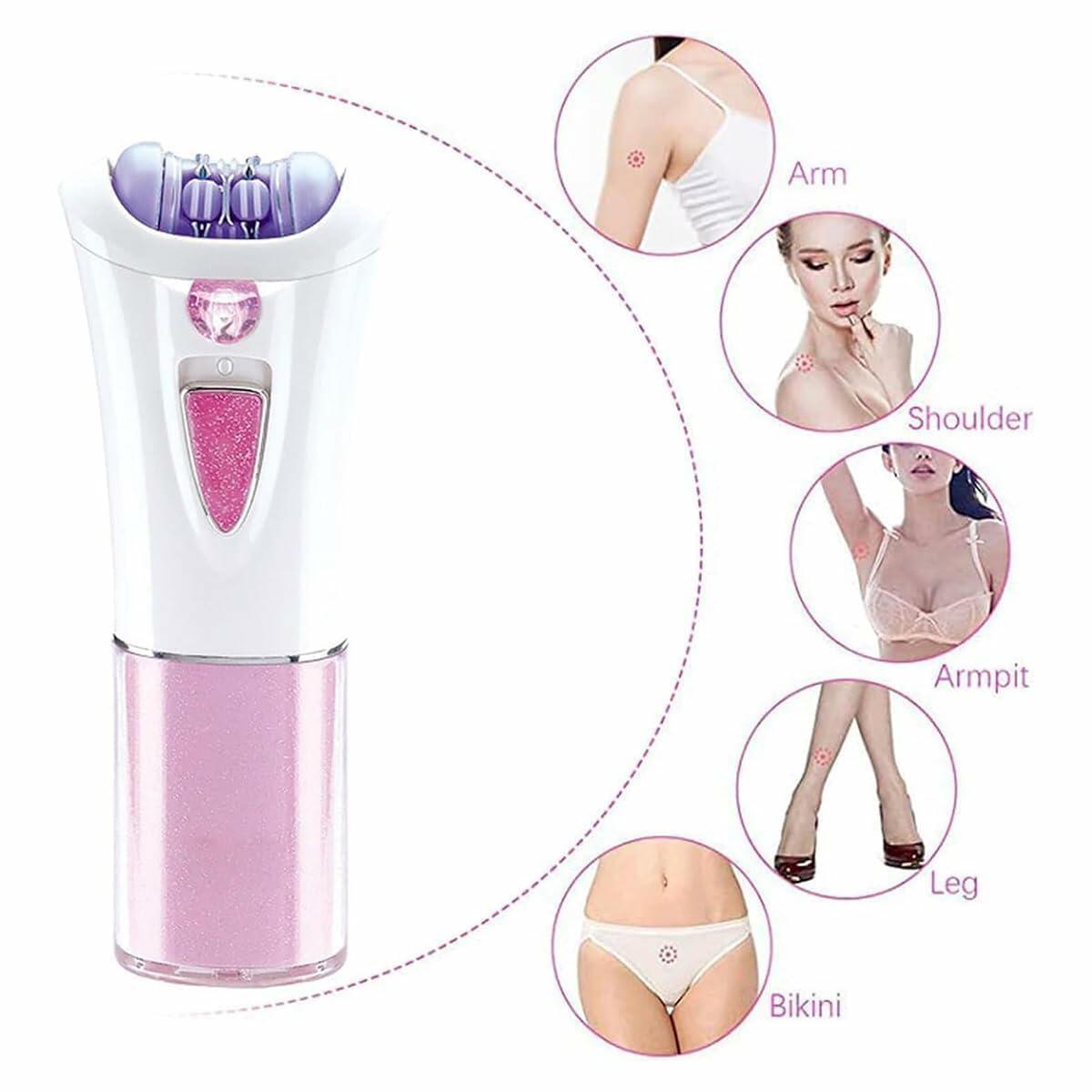 Face Hair Remover, New 2026 Model - Gentle, Pain-Free, Battery Operated - Pink,