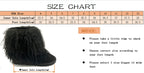 FurinFashion PBS High Tall Over Knee Real Mongolian Sheep Fur Snow Boots for