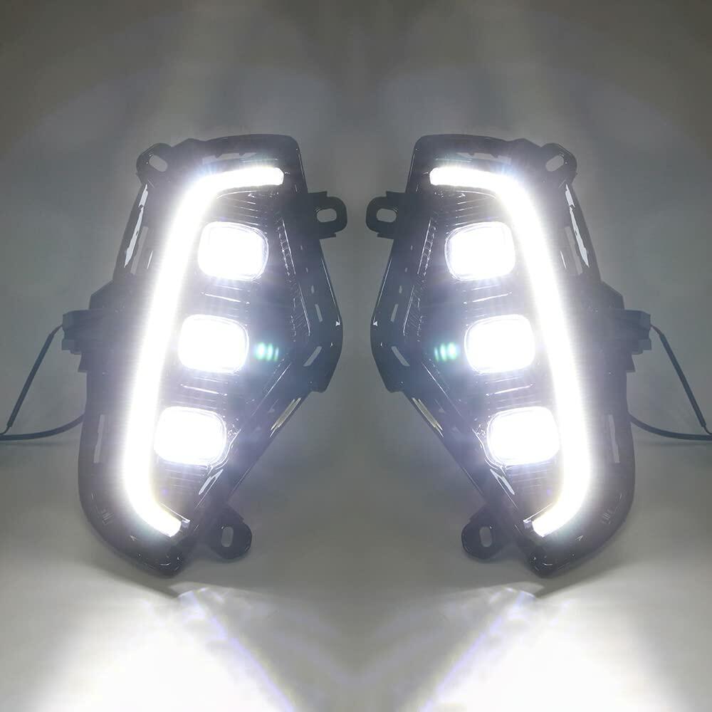 Dreamseek LED DRL Daytime Running Light for Toyota RAV4 2019 2020 2021 2022 2023