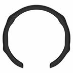 Seeyoo Nappa Leather Steering Wheel Cover, Ultra Thin Non Slip Segmented Car