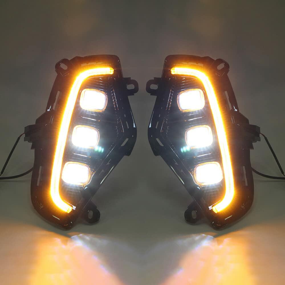 Dreamseek LED DRL Daytime Running Light for Toyota RAV4 2019 2020 2021 2022 2023