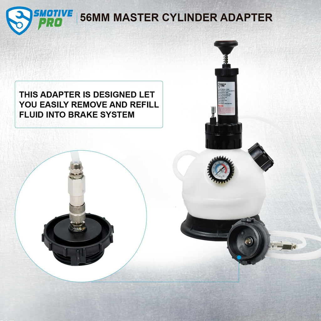 SMOTIVEPRO 56mm Master Cylinder Bleeder Adapter Compatible with Honda Accord
