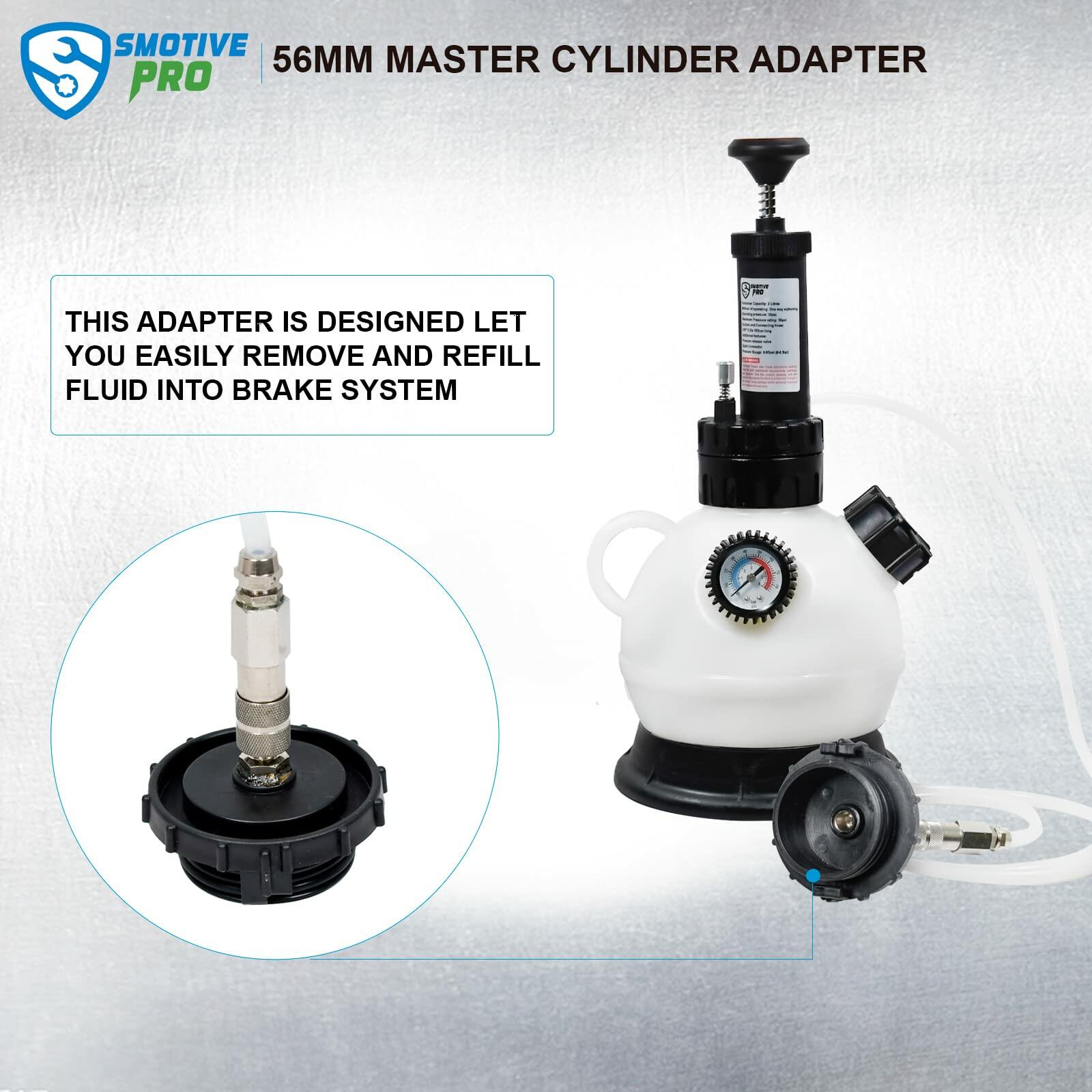 SMOTIVEPRO 56mm Master Cylinder Bleeder Adapter Compatible with Honda Accord